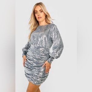 NWT Size US 20 Ruched Mini Disco Ball dress!